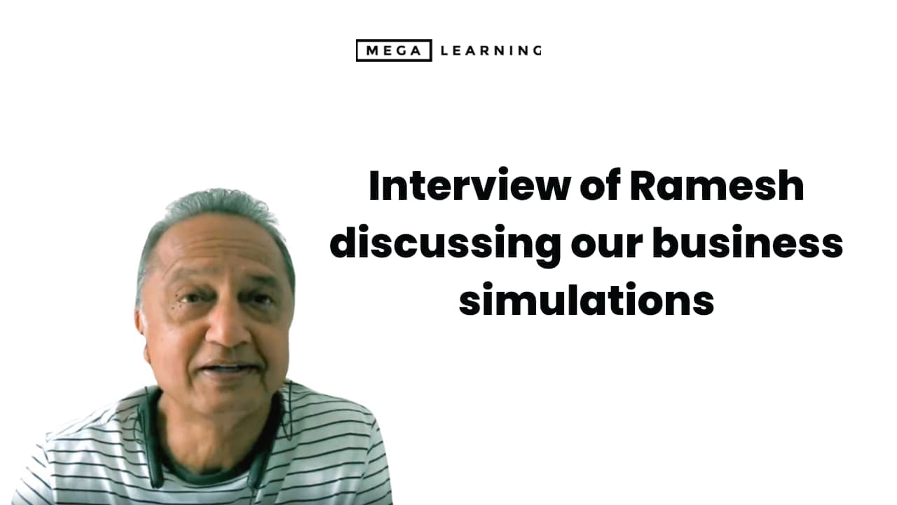 Ramesh Fatania in conversation about business simulations
